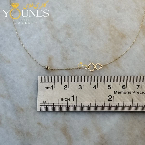 گردنبند طلا ونکلیف حلقه و گوی